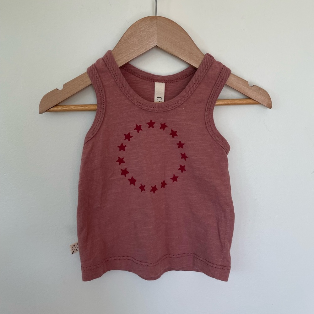 Childhoods Clothing Sleeveless Star Circle Tank Top
